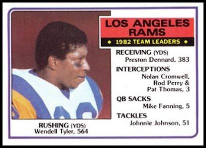 86 Los Angeles Rams TL